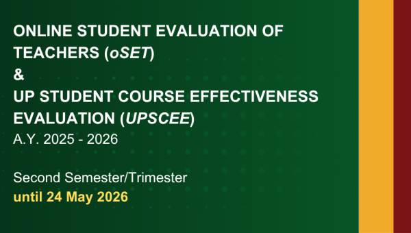 oSET and UPSCEE now Open for Second Semester/Trimester AY 2025–2026 until MAY 24, 2026